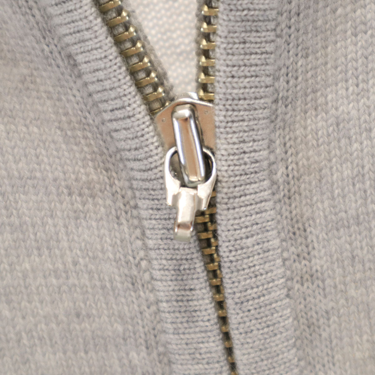 courreges クレージュ 長袖 ジップアップ カーディガン 9R グレー レディース