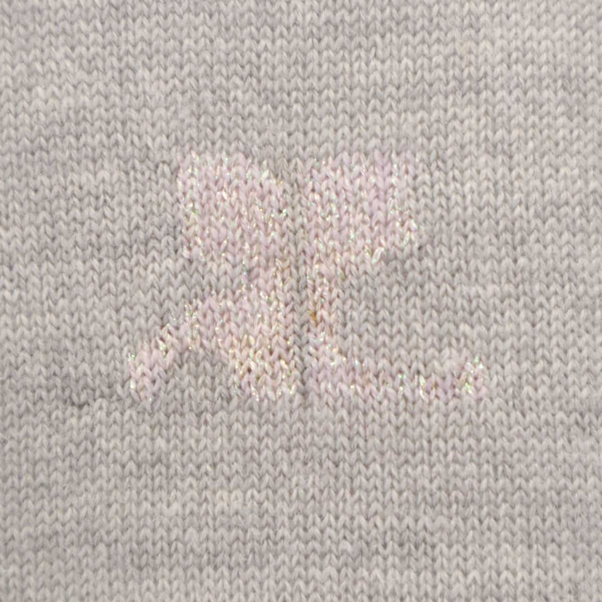 courreges クレージュ 長袖 ジップアップ カーディガン 9R グレー レディース