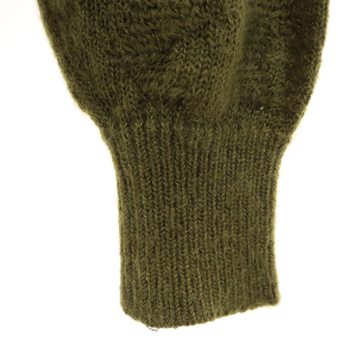 BLANCE ブランシェ 長袖 ニットカーディガン グリーン レディース