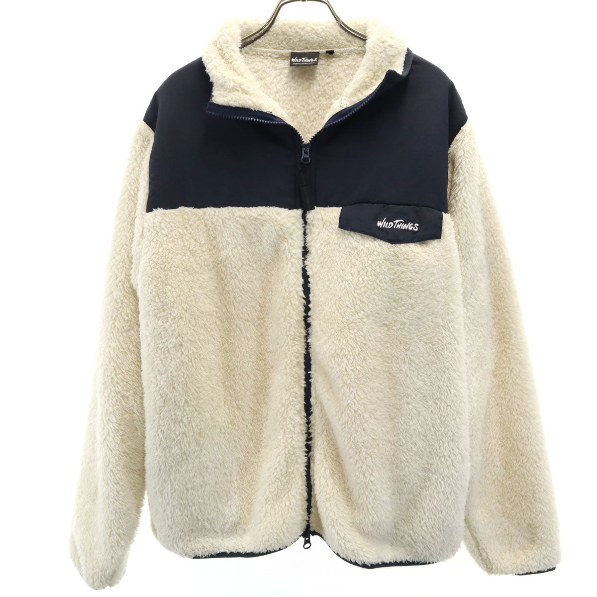 WILDTHINGS ワイルドシングス フリースジャケット M ホワイト系 メンズ