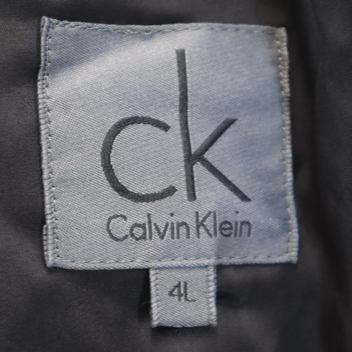 Calvin klein カルバンクライン ジャケット 4L ブラック ビックサイズ メンズ