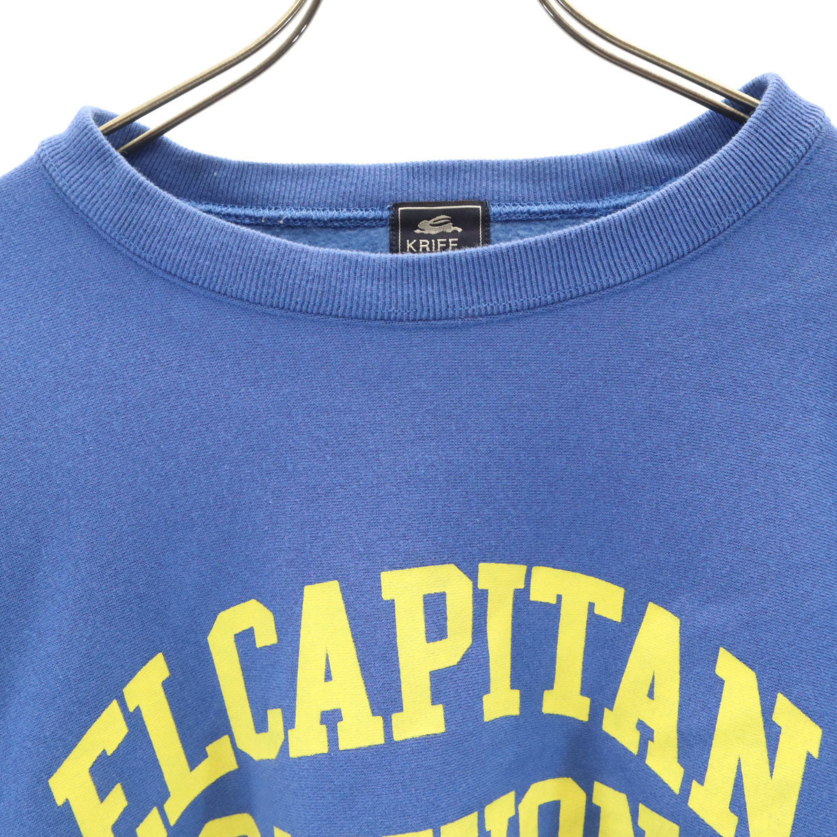 KRIFF MAYER クリフメイヤー 長袖 スウェット トレーナー XL ブルー 裏起毛 メンズ