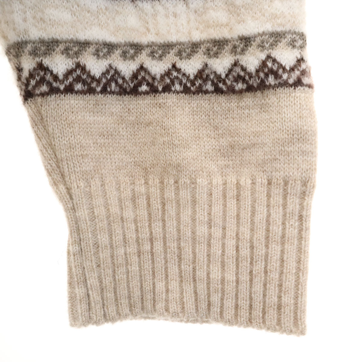 DAKS LONDON ダックスロンドン 日本製 ノルディック柄 長袖 セーター 44 グレー系 ニット メンズ