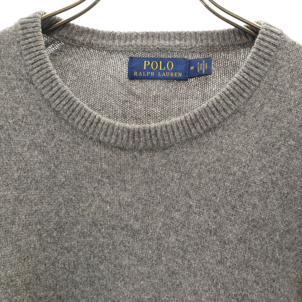 POLO RALPH LAUREN ポロラルフローレン 長袖 セーター M グレー ニット メンズ