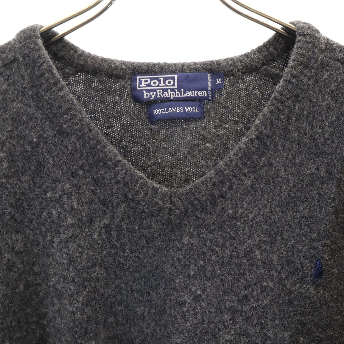 Polo by Ralph Lauren ポロバイラルフローレン 長袖 セーター M チャコールグレー ニット メンズ