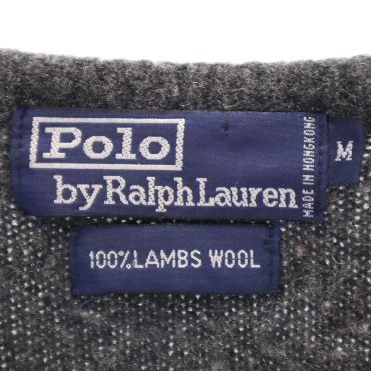 Polo by Ralph Lauren ポロバイラルフローレン 長袖 セーター M チャコールグレー ニット メンズ