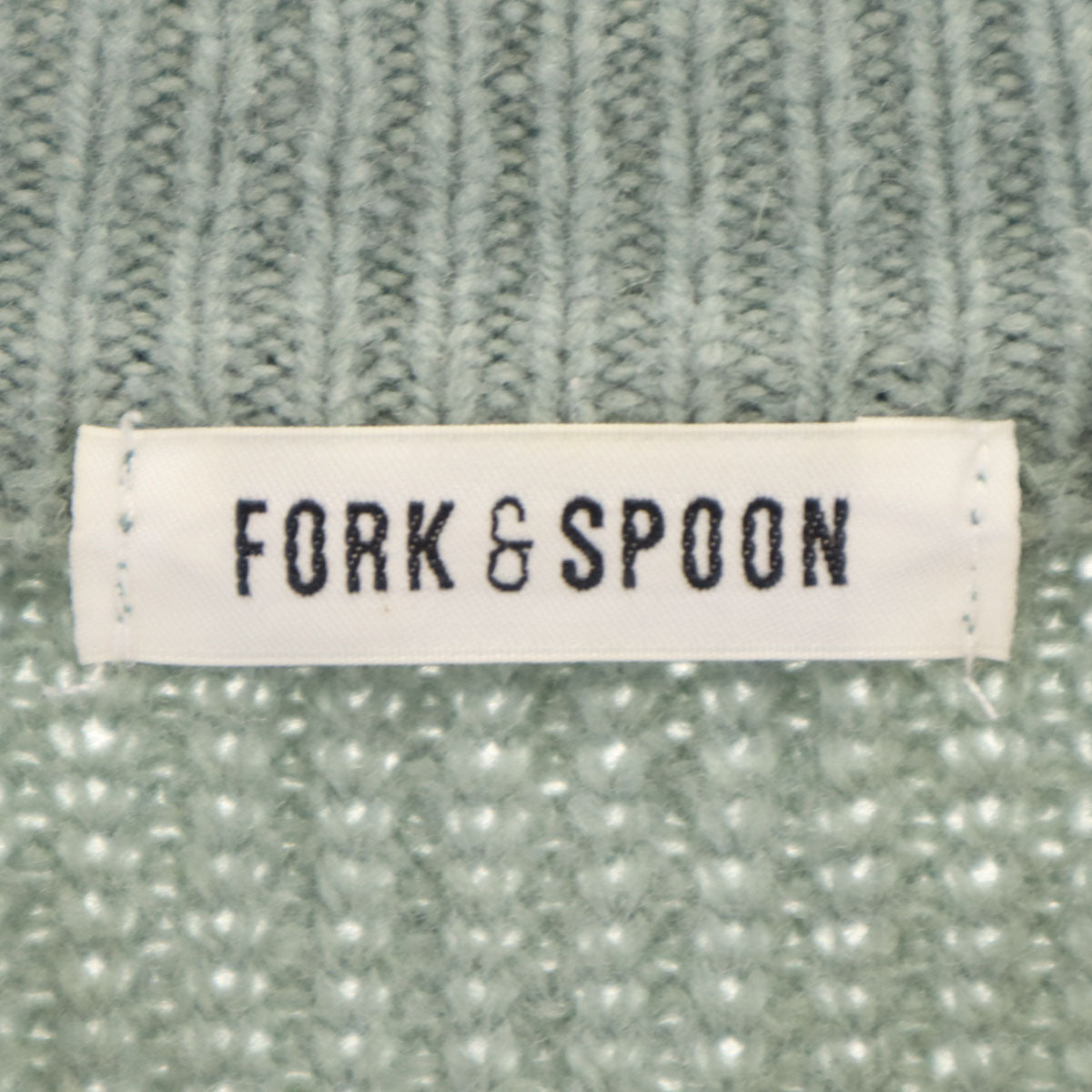 FORK&SPOON フォークアンドスプーン 長袖 セーター ONE ダスティミント系 ニット アーバンリサーチ レディース