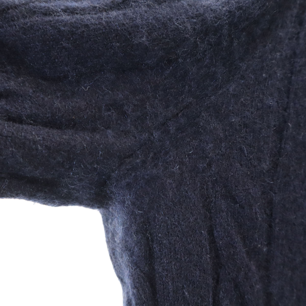 UNITED ARROWS GREEN LABEL RELAXING ユナイテッドアローズ グリーンレーベルリラクシング カシミヤ100% 長袖 セーター M ネイビー ケーブルニット メンズ