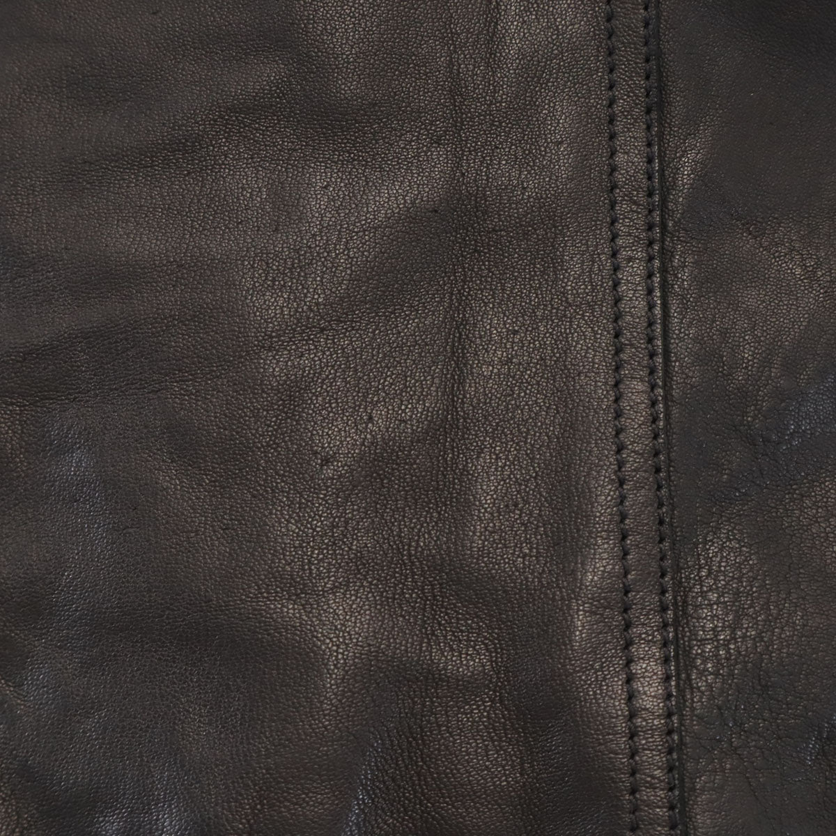 COMME CA DU MODE MEN コムサデモードメン 羊革レザー テーラードジャケット S ブラック メンズ