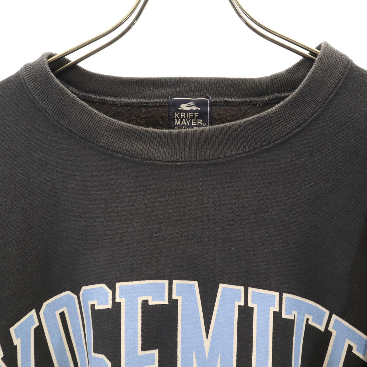 KRIFF MAYER クリフメイヤー 長袖 スウェット トレーナー XL チャコールグレー 裏起毛 メンズ
