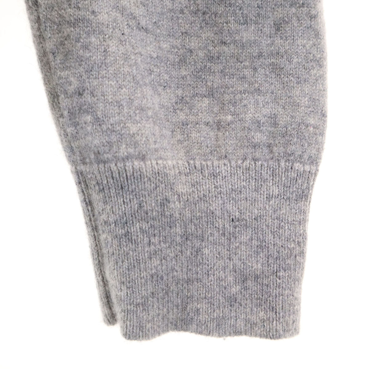 美品 UNIQLO ユニクロ カシミヤ100% 長袖 タートルネック セーター XL グレー ニット メンズ