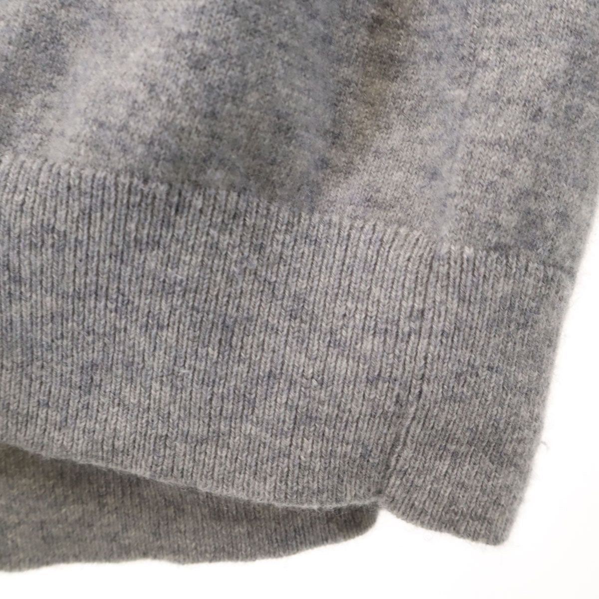 美品 UNIQLO ユニクロ カシミヤ100% 長袖 タートルネック セーター XL グレー ニット メンズ