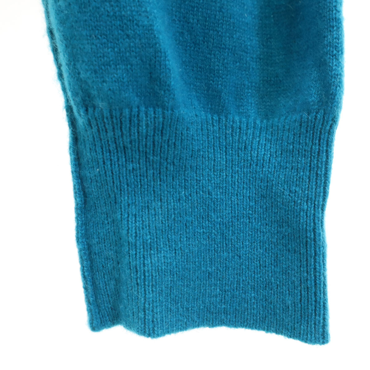 美品 BEAMS LIGHTS ビームスライツ カシミヤ100% 長袖 Vネック ニットカーディガン L 水色 メンズ