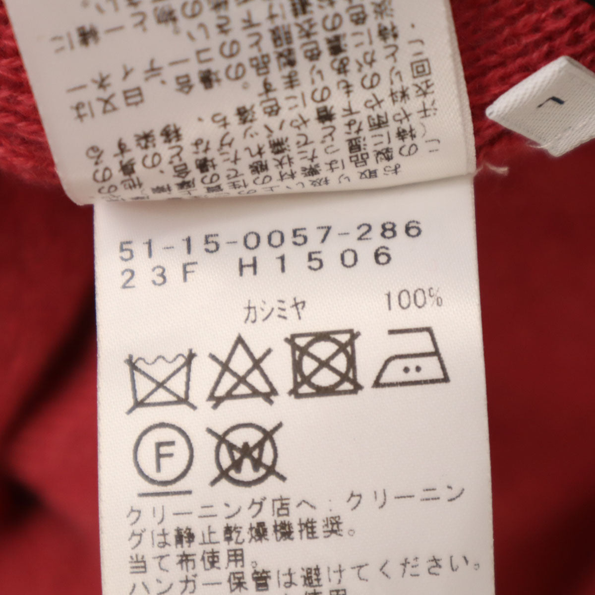 美品 BEAMS LIGHTS ビームスライツ カシミヤ100% 長袖 Vネック ニットカーディガン L ピンク メンズ