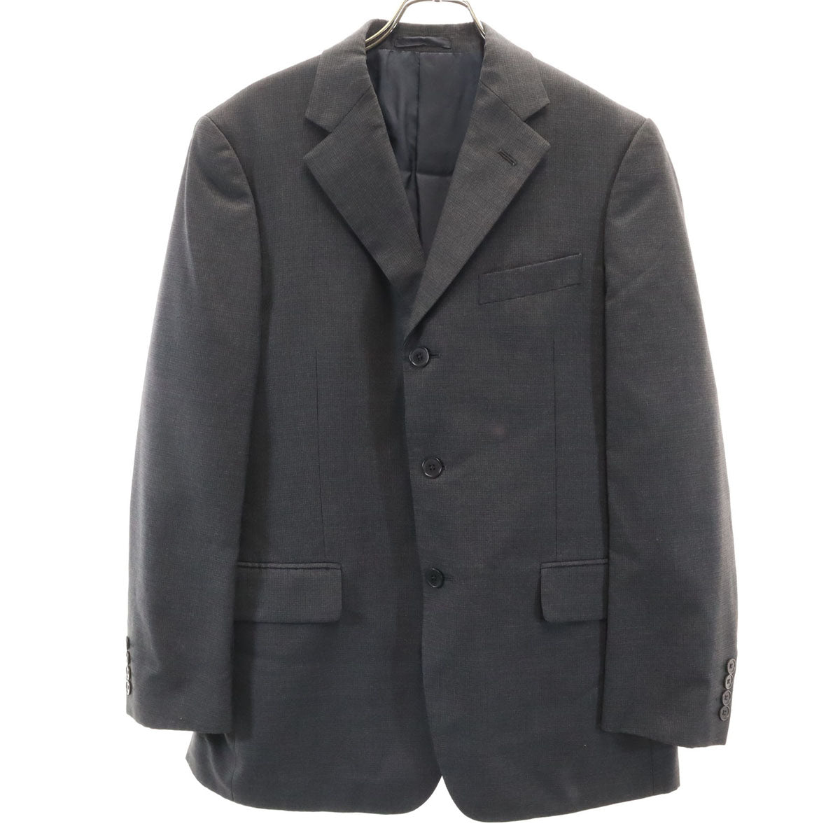 CK CALVIN KLEIN シーケーカルバンクライン テーラードジャケット 38 チャコールグレー メンズ
