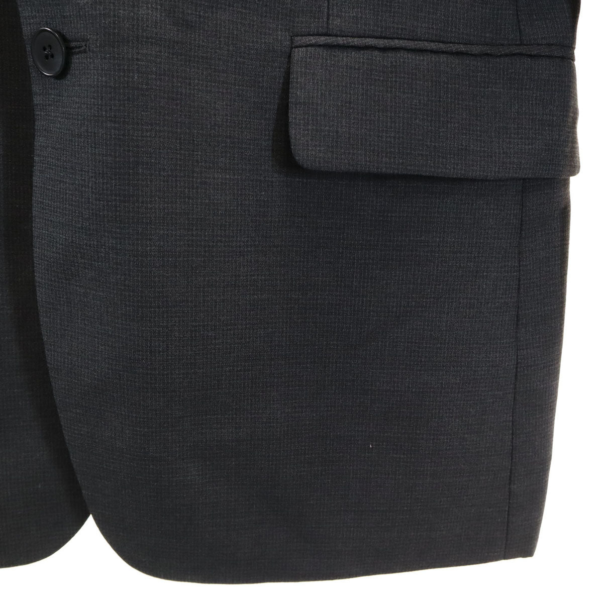 CK CALVIN KLEIN シーケーカルバンクライン テーラードジャケット 38 チャコールグレー メンズ