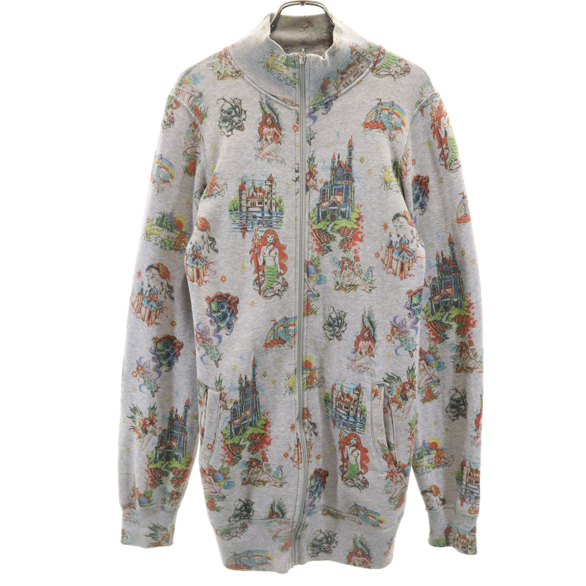 HYSTERICS ヒステリックス 日本製 ジップジャケット F グレー ヒステリックグラマー レディース