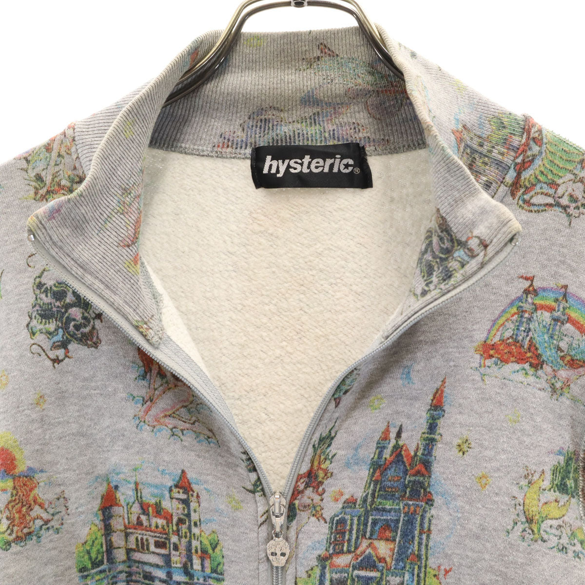 HYSTERICS ヒステリックス 日本製 ジップジャケット F グレー ヒステリックグラマー レディース