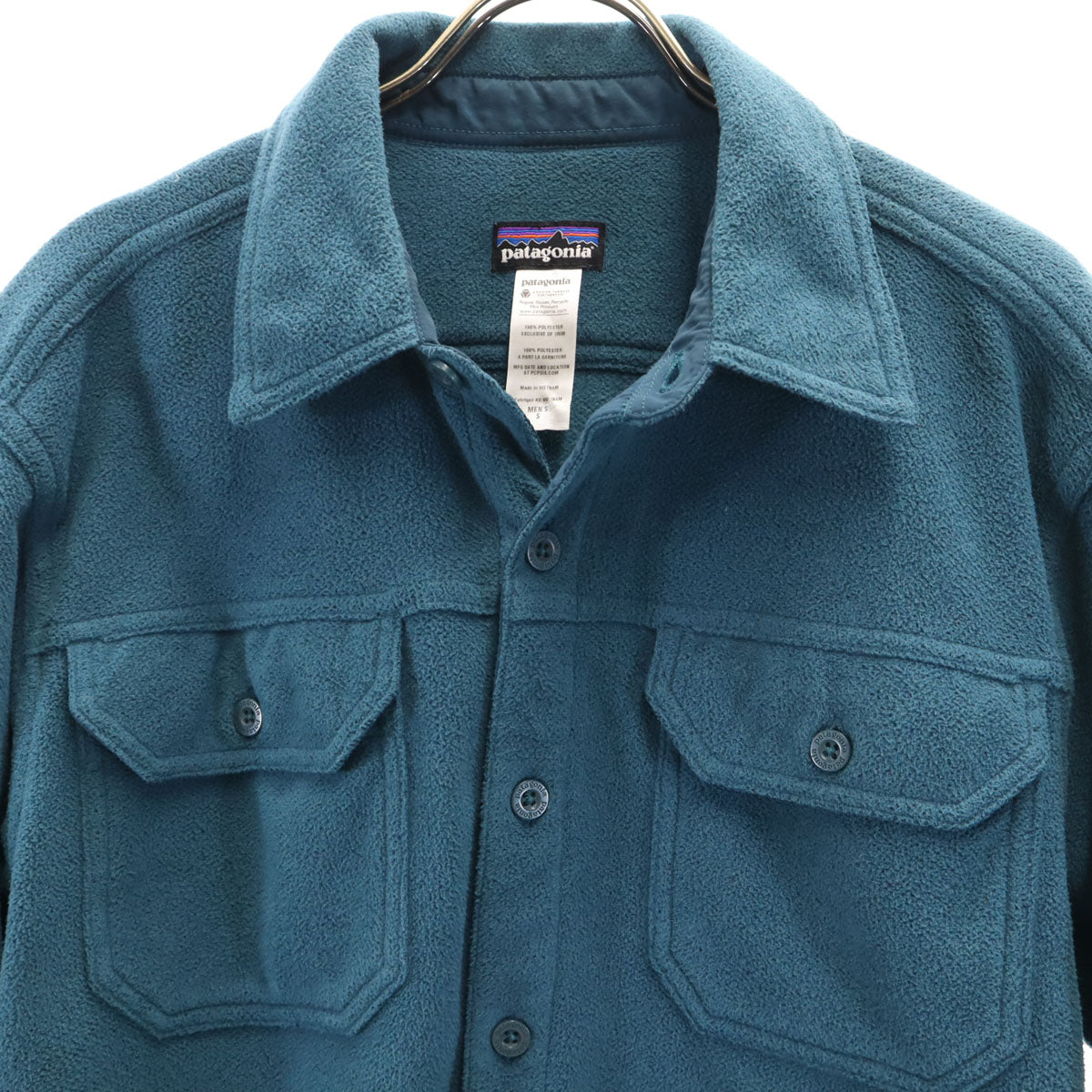 patagonia パタゴニア フリースジャケット S ブルーグリーン アウトドア 25760FA13 メンズ