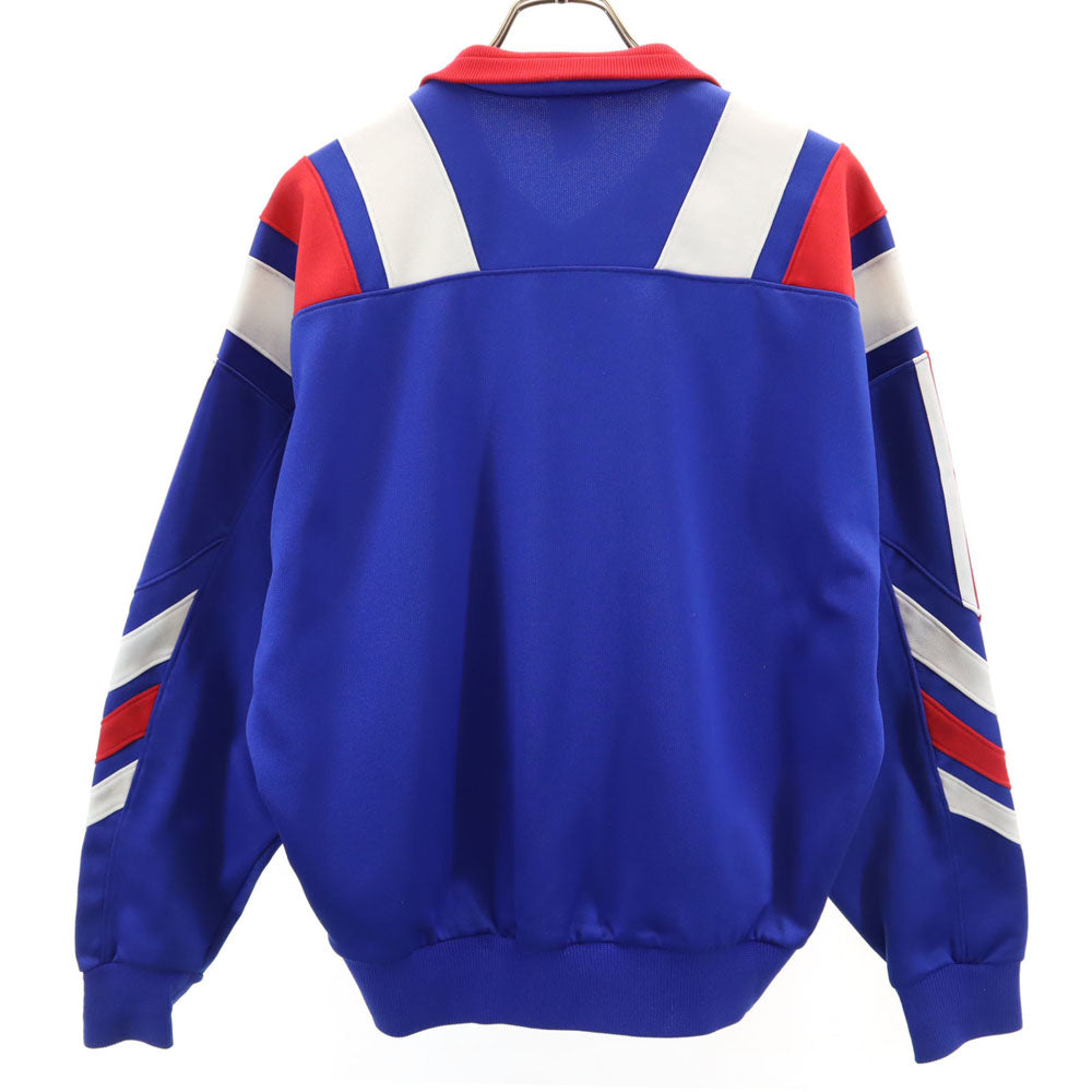 adidas アディダス 80s ヴィンテージ デサント製 トラックジャケット L ブルー メンズ