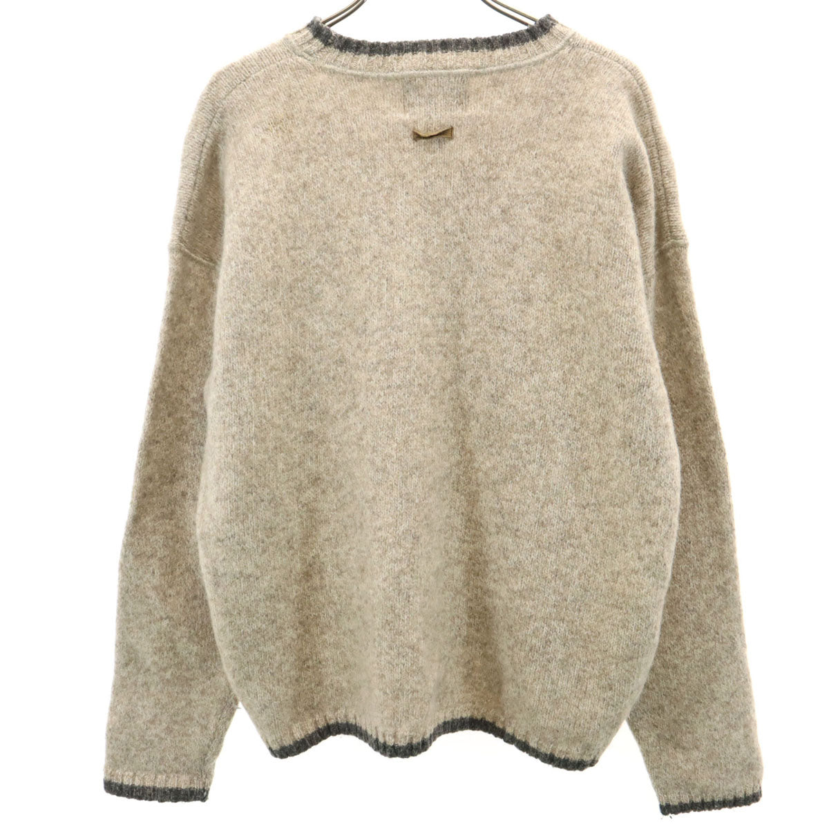 WOOLRICH ウールリッチ ウールブレンド 長袖 セーター L ベージュ系 ニット メンズ