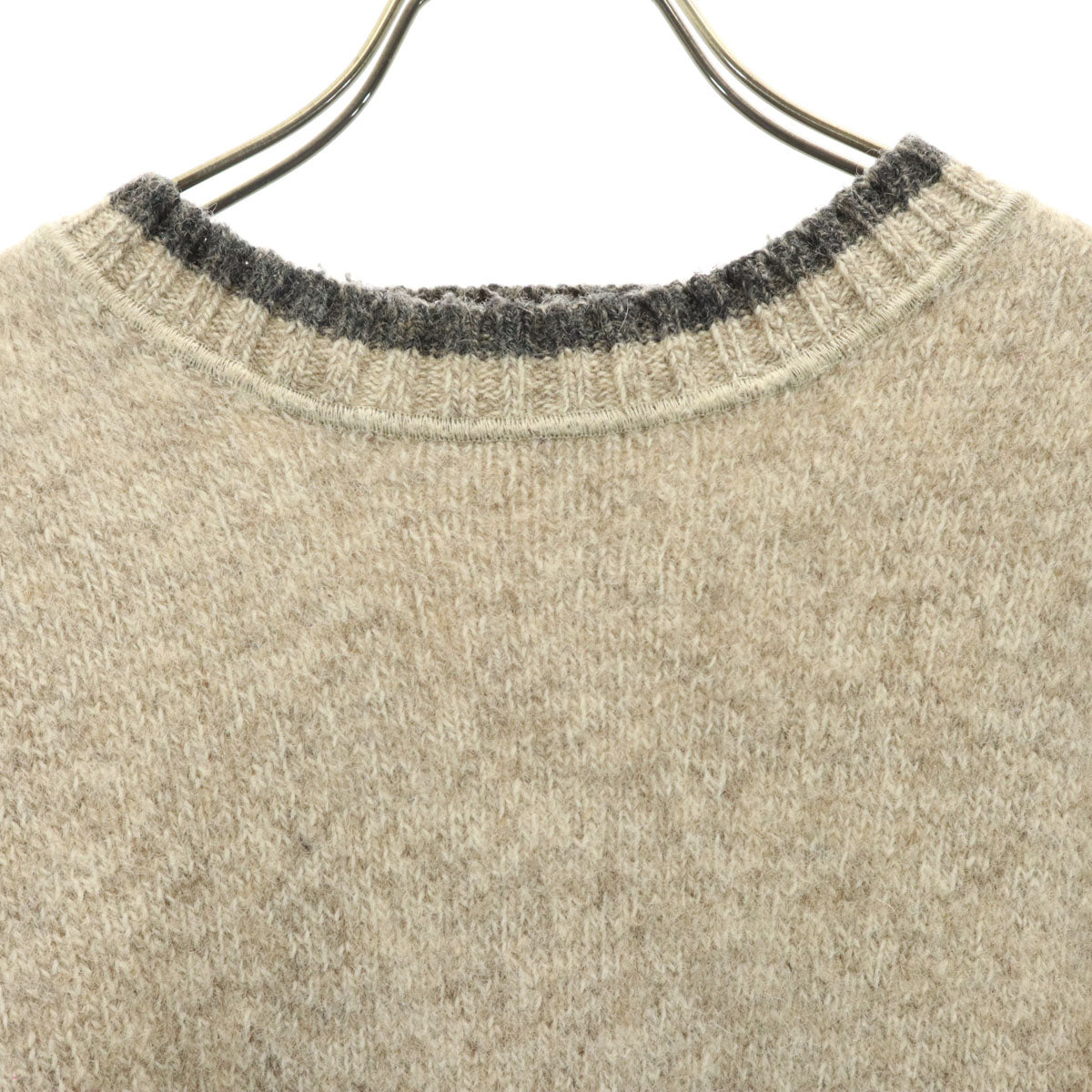 WOOLRICH ウールリッチ ウールブレンド 長袖 セーター L ベージュ系 ニット メンズ