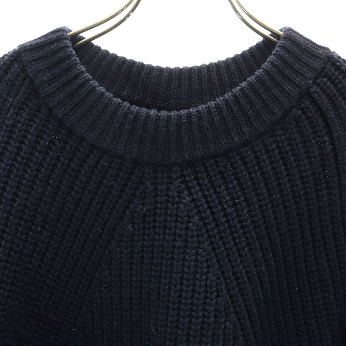 BATONER バトナー 日本製 長袖 セーター 1 ネイビー系 ニット メンズ