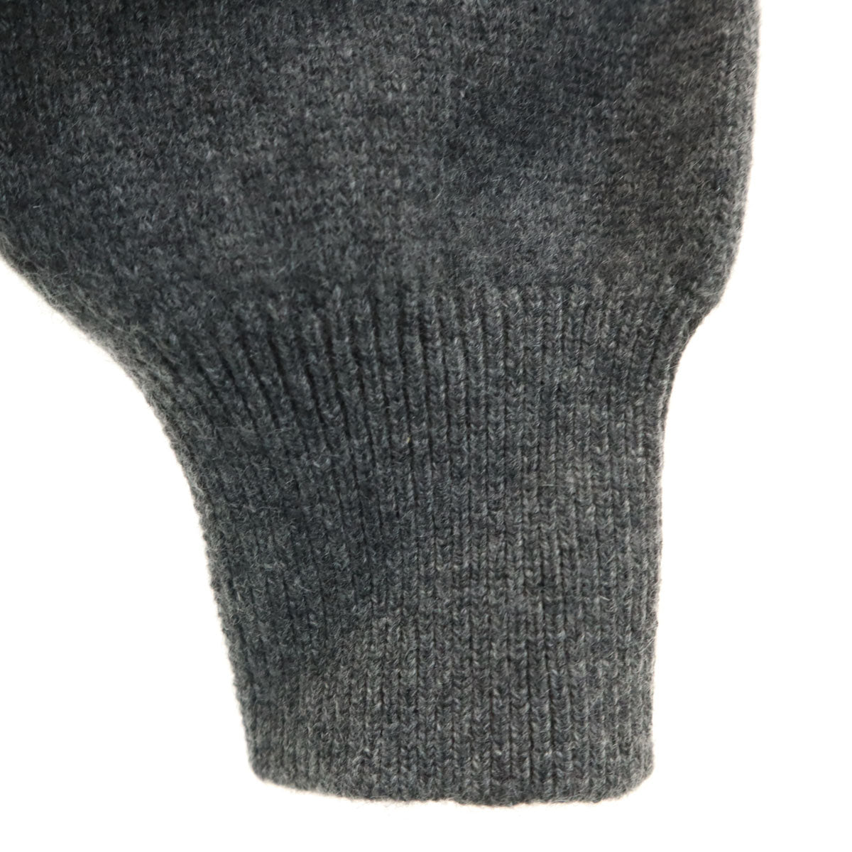 Hatton Court ハットンコート カシミヤ 長袖 Vネック セーター L グレー系 ニット メンズ