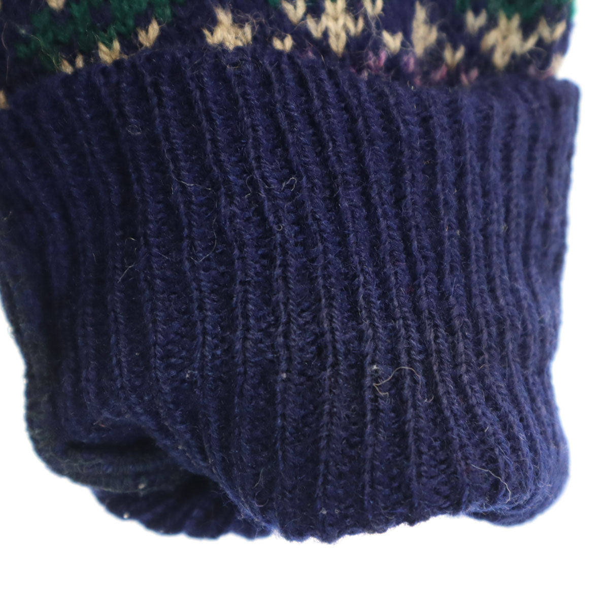 michael ross マイケルロス イングランド製 バラクータ ノルディック柄 長袖 セーター 4 ネイビー系 ニット メンズ