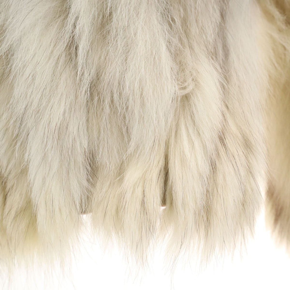 SAGA FOX サガフォックス 毛皮コート S ホワイト系 レディース