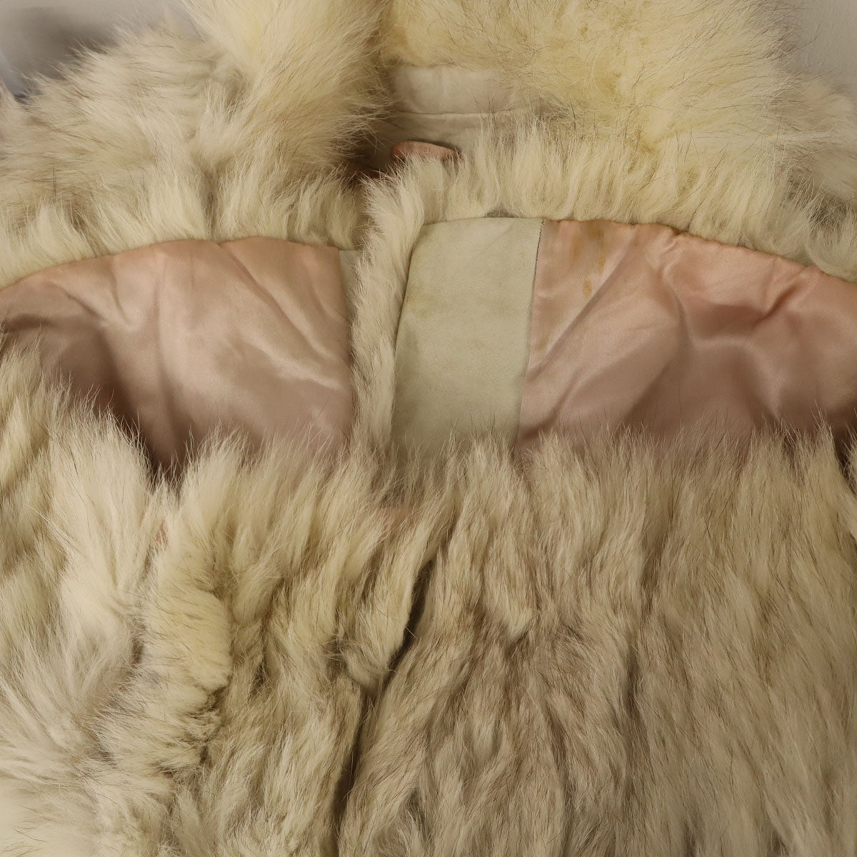 SAGA FOX サガフォックス 毛皮コート S ホワイト系 レディース