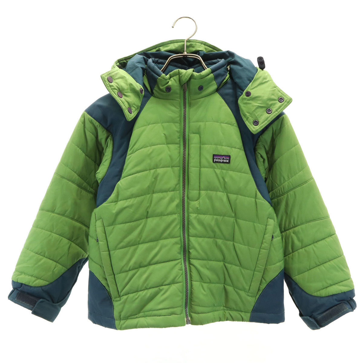 patagonia パタゴニア 中綿ジャケット S グリーン系 68381F7 アウトドア キッズ