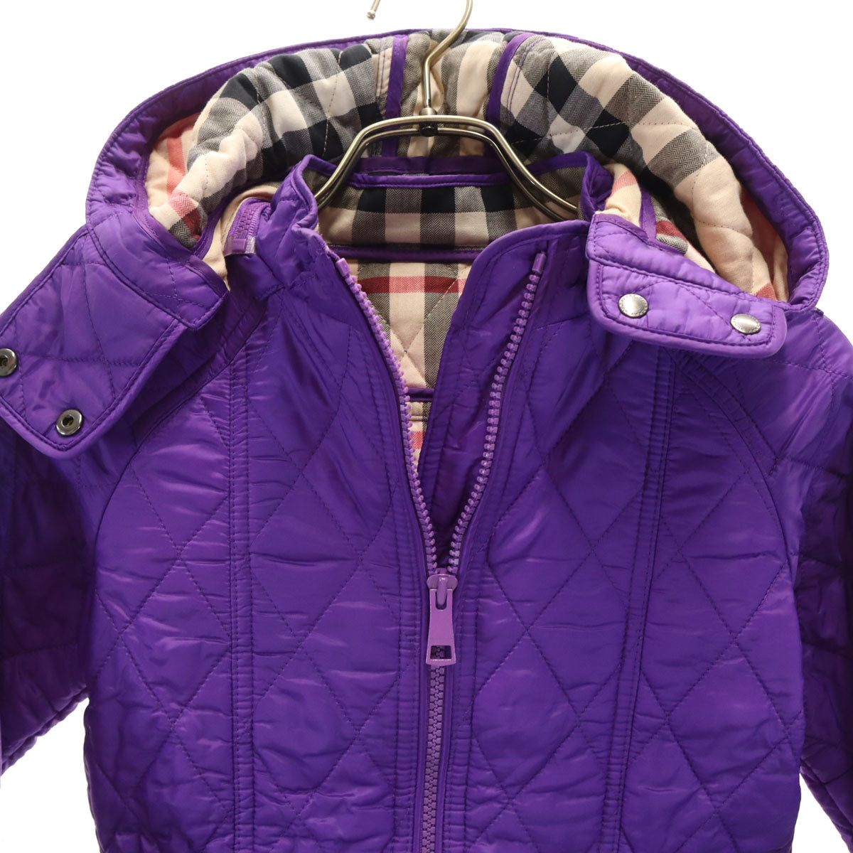 BURBERRY CHILDREN バーバリー チルドレン キルティングジャケット 10Y パープル系 三陽商会 キッズ