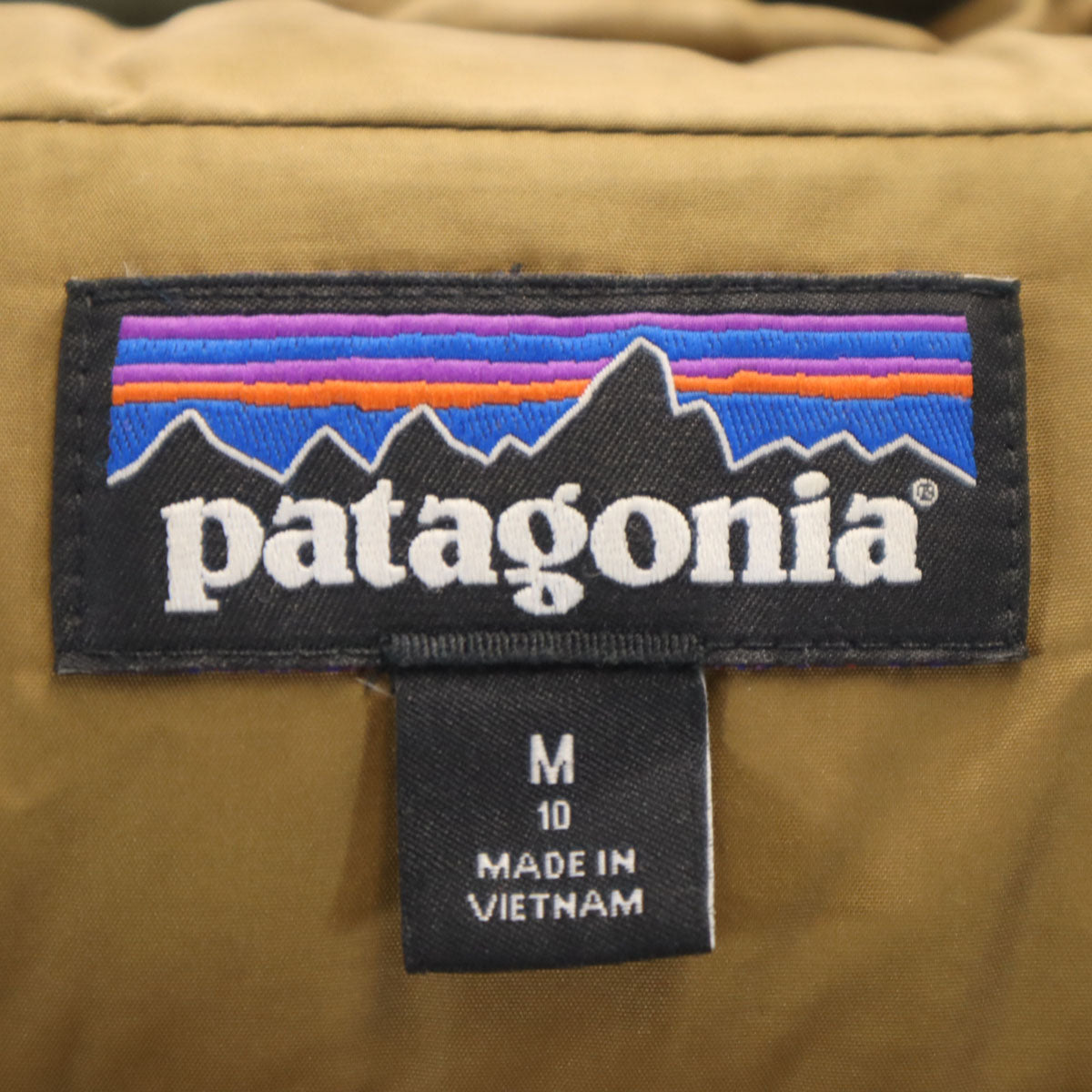 patagonia パタゴニア ダウンジャケット M カーキ 68207 アウトドア キッズ