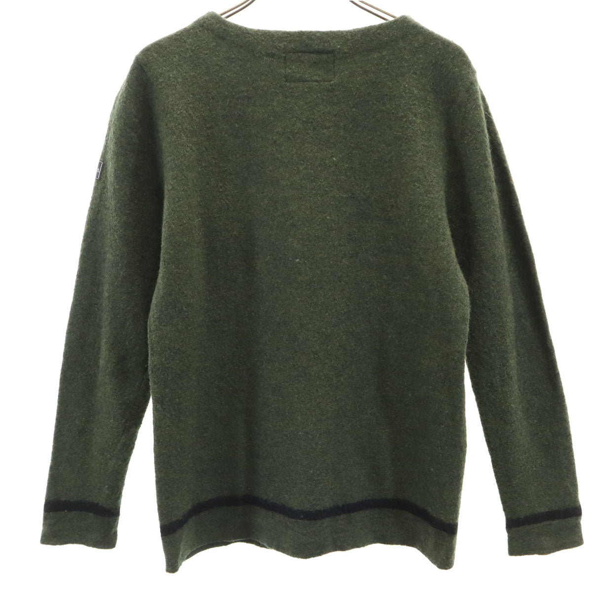 schott ショット 長袖 ニット M カーキ セーター メンズ