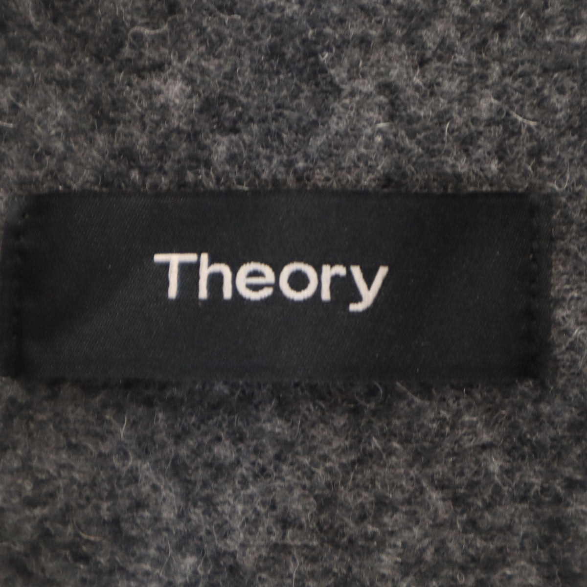 美品 theory セオリー ウールブレンド シャツジャケット S チャコールグレー メンズ