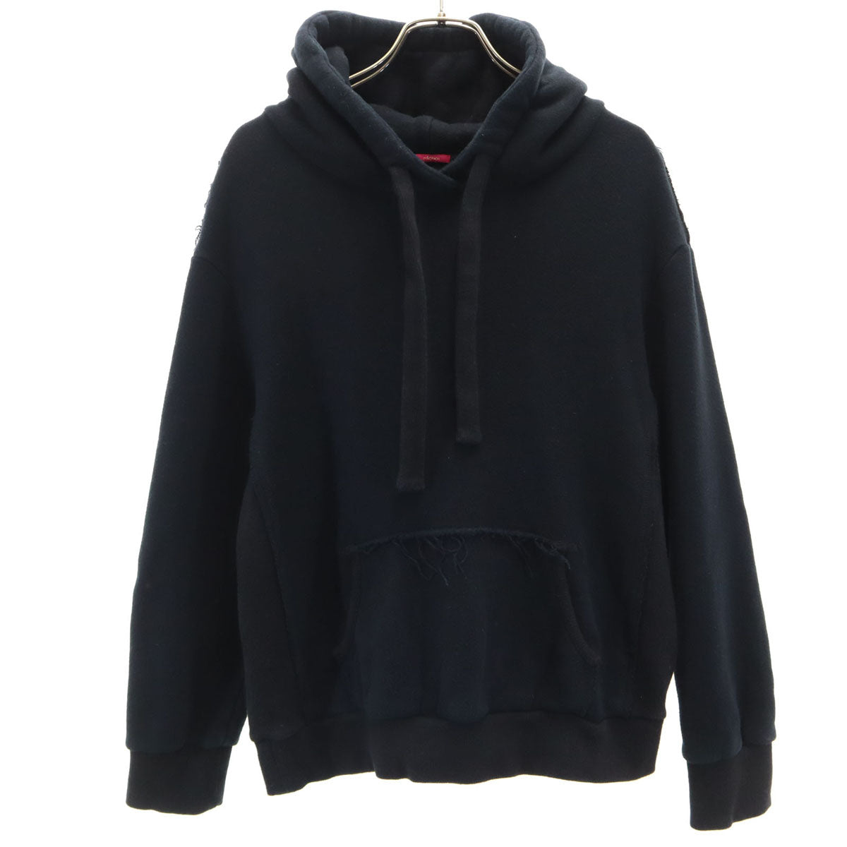 mikomori ミコモリ 日本製 長袖 スウェットパーカー F ブラック 裏起毛 レディース