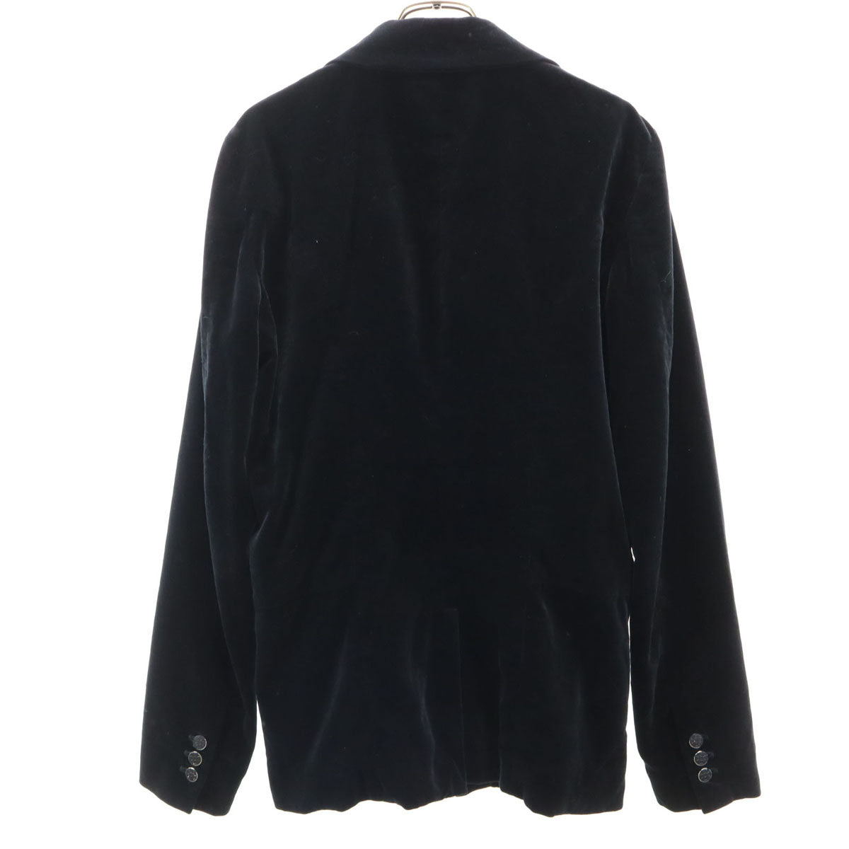 美品 OZONE ROCKS オゾンロックス ベロア テーラードジャケット L ブラック メンズ