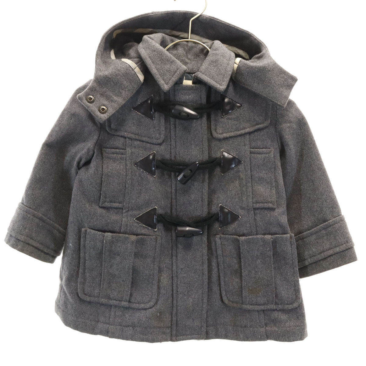 BURBERRY バーバリー ダッフルコート 18M グレー キッズ