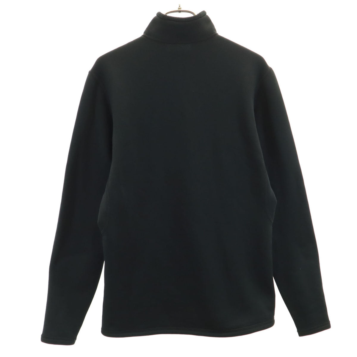 美品 ARC'TERYX アークテリクス 長袖 ハーフジップ ウェア S ブラック HO AR ZIP NECK アウトドア トップス 裏フリース メンズ