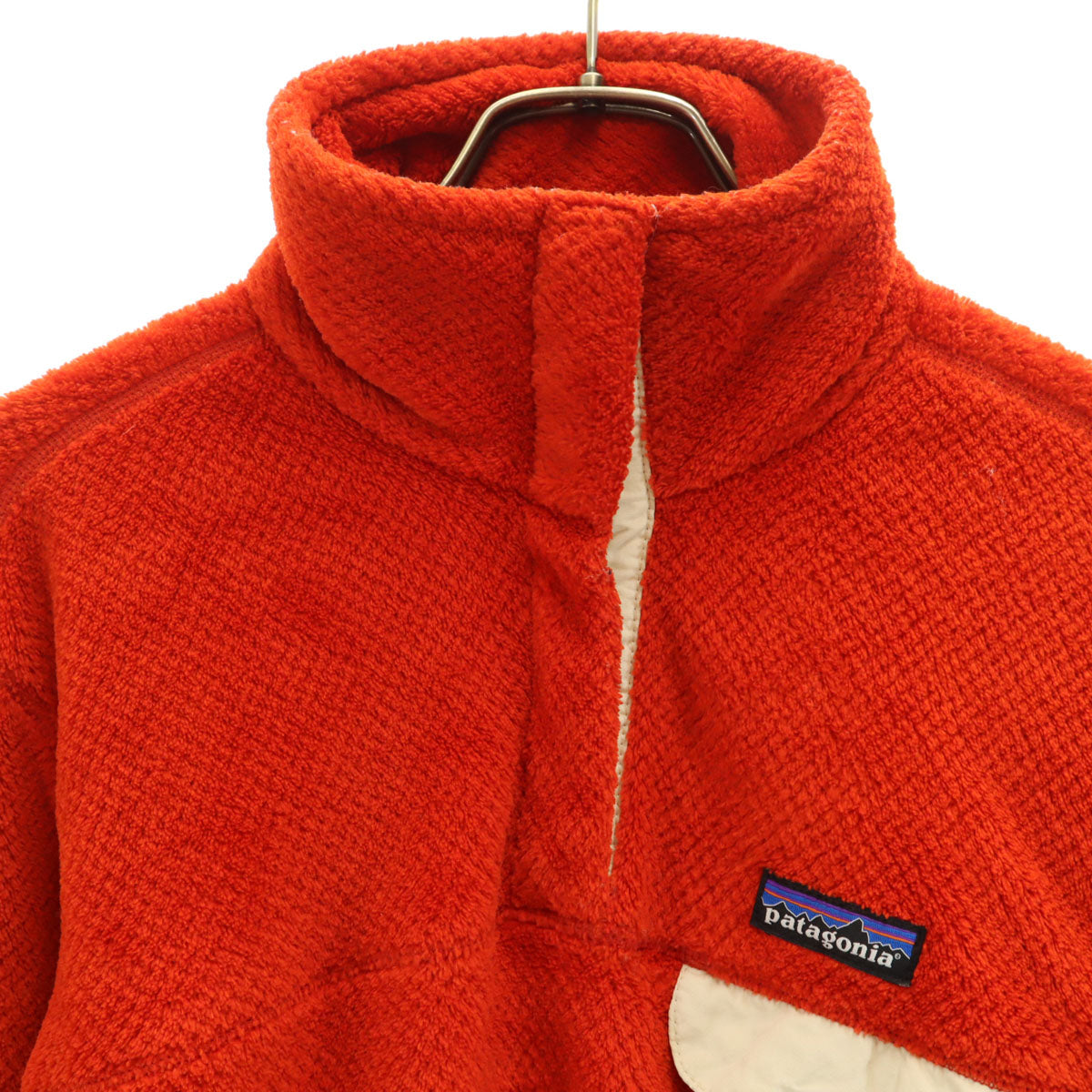 patagonia パタゴニア リツールスナップT フリースジャケット L 朱色 25442FA14 アウトドア プルオーバー レディース
