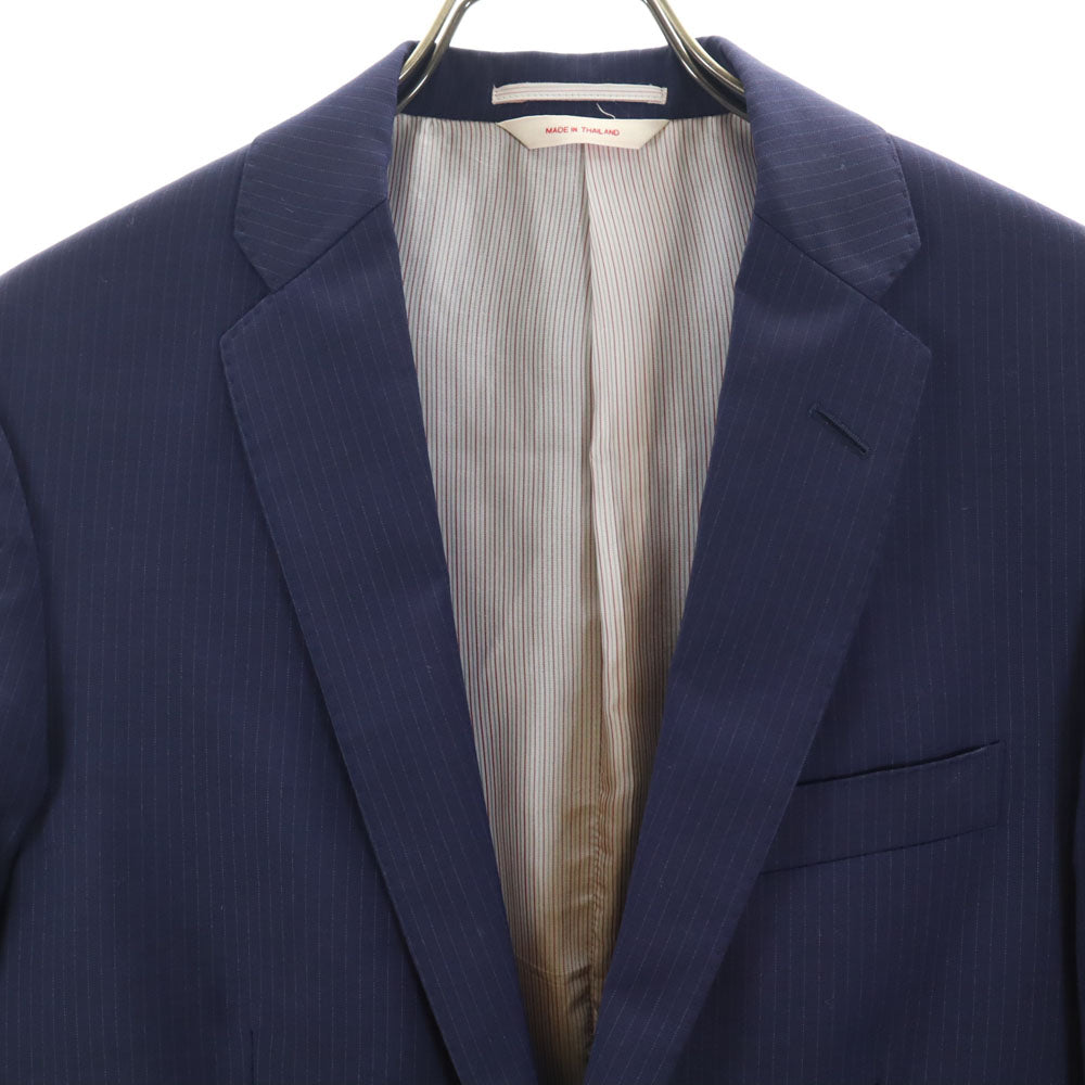 Brooks Brothers ブルックスブラザーズ ストライプ柄 テーラードジャケット 36S ネイビー メンズ