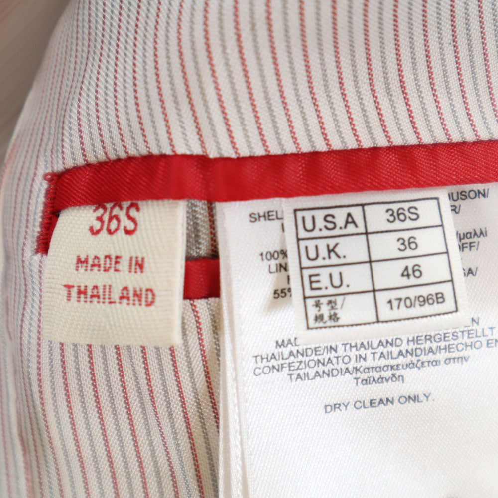 Brooks Brothers ブルックスブラザーズ ストライプ柄 テーラードジャケット 36S ネイビー メンズ