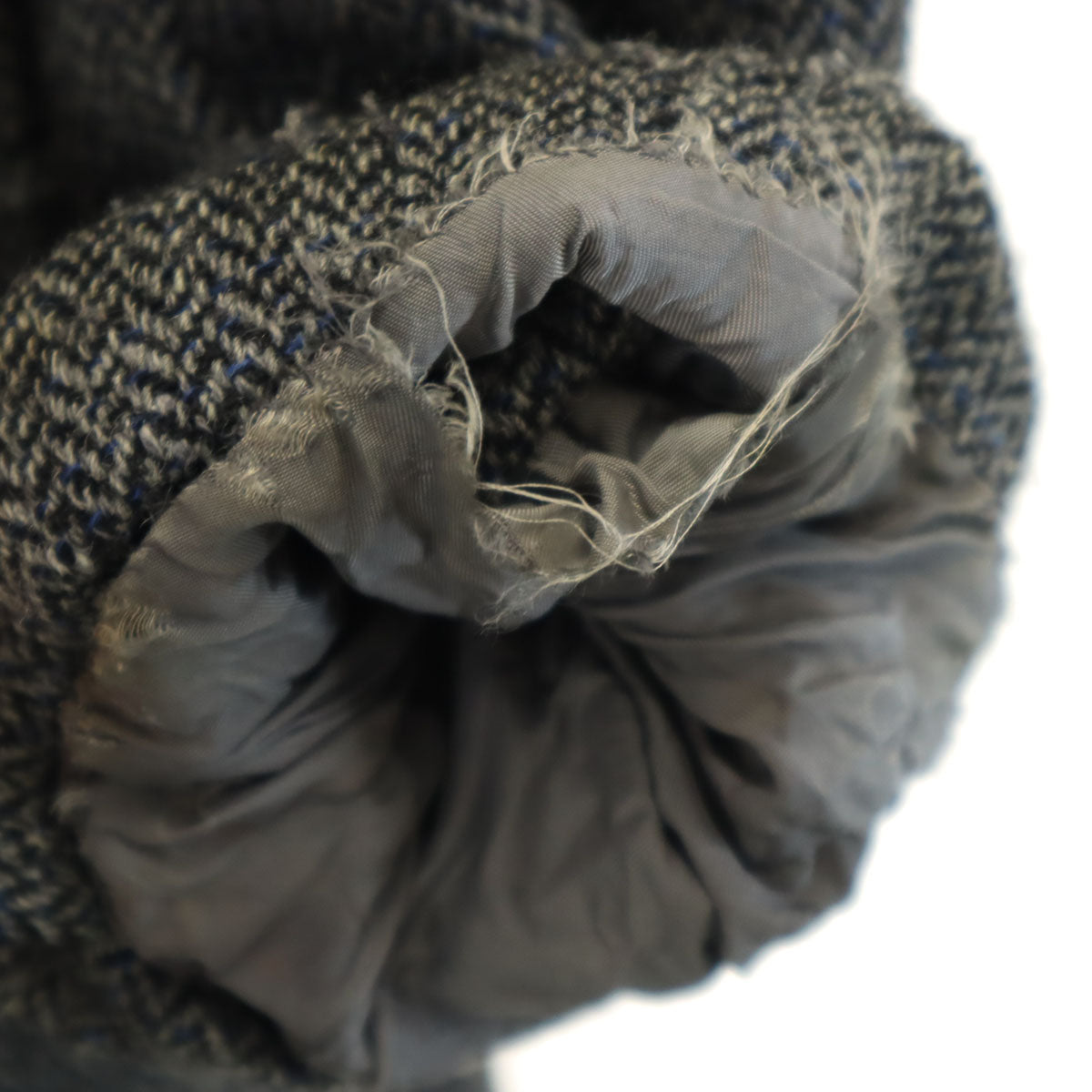 Christian Dior クリスチャンディオール 90s ウール オールド ヘリンボーン柄 テーラードジャケット BE-5 グレー メンズ