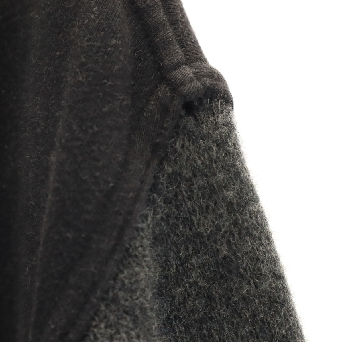 GAIJIN MADE ガイジンメイド ニット切替 ジャケット S グレー 裏起毛 メンズ