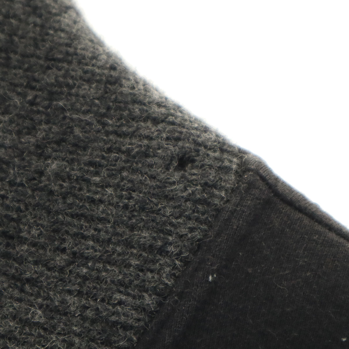 GAIJIN MADE ガイジンメイド ニット切替 ジャケット S グレー 裏起毛 メンズ