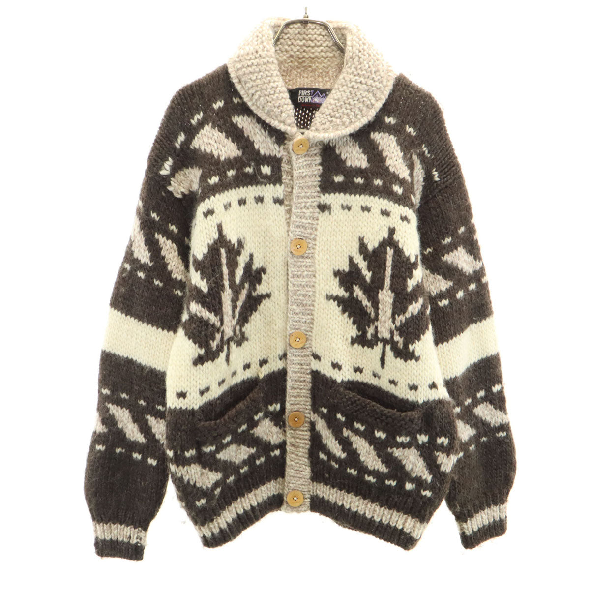 FIRSTDOWN ファーストダウン カウチンジャケット M ブラウン系 メンズ