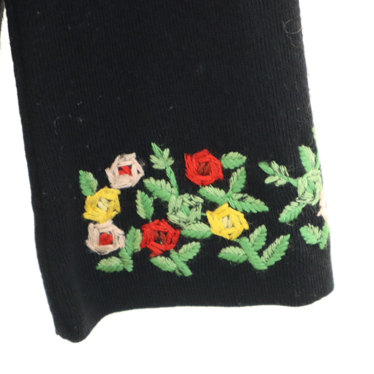 MARIELLA BURANI マリエラブラーニ イタリア製 長袖 ニットカーディガン USA14 ブラック レディース