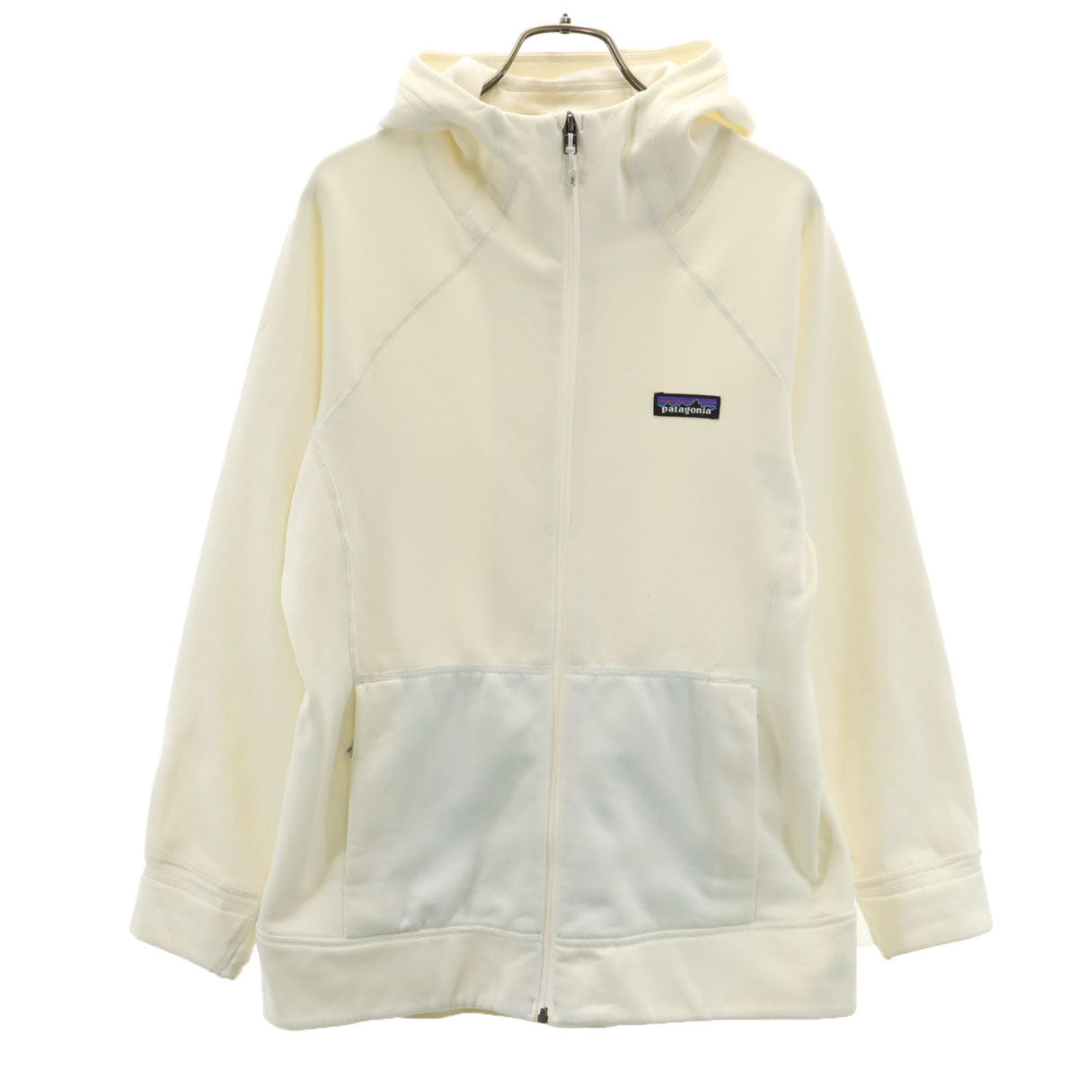 patagonia パタゴニア 長袖 クロス トレック ジップパーカー M アイボリー 23795FA17 アウトドア 裏フリース レディース