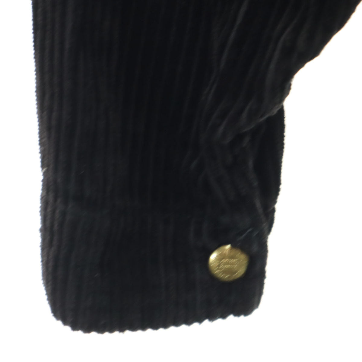 UNIVERSAL OVERALL ユニバーサルオーバーオール コーデュロイ カバーオール S ブラック メンズ